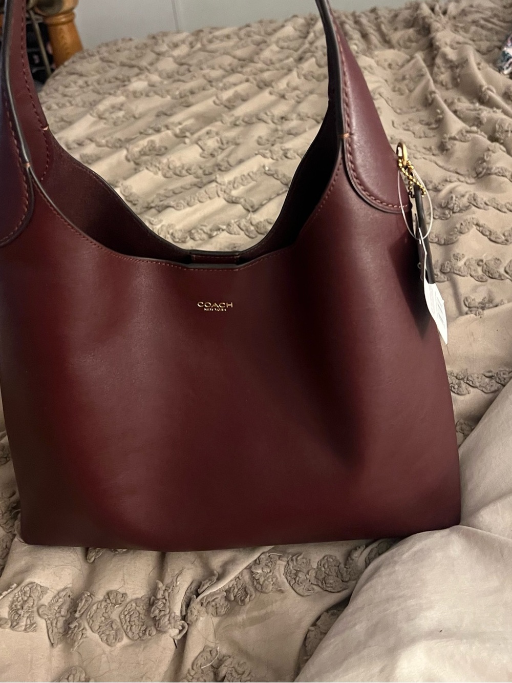 Coach Brooklyn 34 in color Merlot